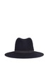 Main View - Click To Enlarge - JANESSA LEONÉ - 'Ila' leather band wool felt hat