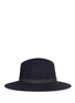 Figure View - Click To Enlarge - JANESSA LEONÉ - 'Ila' leather band wool felt hat