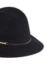 Detail View - Click To Enlarge - JANESSA LEONÉ - 'Stephen' metal bar wool felt fedora hat