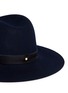 Detail View - Click To Enlarge - JANESSA LEONÉ - 'Olivia' organza band wool felt fedora hat