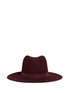 Main View - Click To Enlarge - JANESSA LEONÉ - 'Lea' leather band wool felt hat