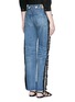 Back View - Click To Enlarge - 73115 - Ruffle petersham ribbon trim selvedge jeans