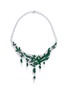 Main View - Click To Enlarge - LC COLLECTION JADE - Diamond jade 18k gold vine necklace