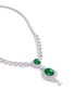 Figure View - Click To Enlarge - LC COLLECTION JADE - Diamond jade 18k gold pendant necklace
