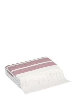 Main View - Click To Enlarge - HAMAM - Marine hand towel - White/Lavender