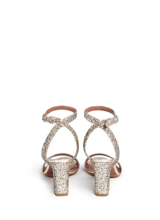 Back View - Click To Enlarge - TABITHA SIMMONS - 'Leticia' coarse glitter sandals