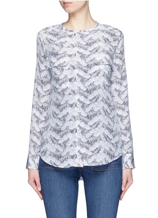 Main View - Click To Enlarge - EQUIPMENT - 'Lynn' tropical print silk shirt