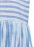 Detail View - Click To Enlarge - LEM LEM - 'Selina' stripe V-neck cotton dress