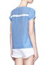 Back View - Click To Enlarge - LEM LEM - 'Nadia' stripe V-neck T-shirt