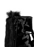 Detail View - Click To Enlarge - CLERGERIE - 'Bessin' fur front patent leather ankle boots