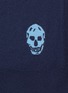 Detail View - Click To Enlarge - ALEXANDER MCQUEEN - Skull logo cashmere cardigan