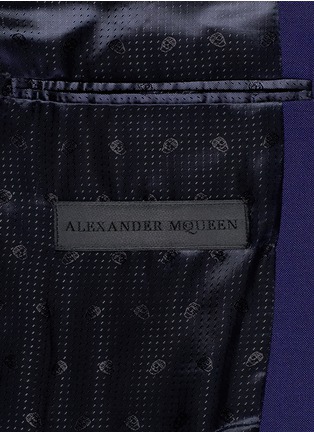  - ALEXANDER MCQUEEN - Virgin wool-mohair blazer