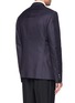 Back View - Click To Enlarge - ALEXANDER MCQUEEN - Logo pinstripe wool-cashmere blazer