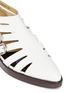 Detail View - Click To Enlarge - TOGA SHOES - Buckle cutout caged leather shoes