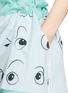 Detail View - Click To Enlarge - ANNA K - Eye print elastic waist shorts