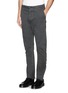 Front View - Click To Enlarge - 1.61 - 'M.P.' well washed frayed cotton pants