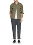 Figure View - Click To Enlarge - 1.61 - 'Palau' well washed twill pants