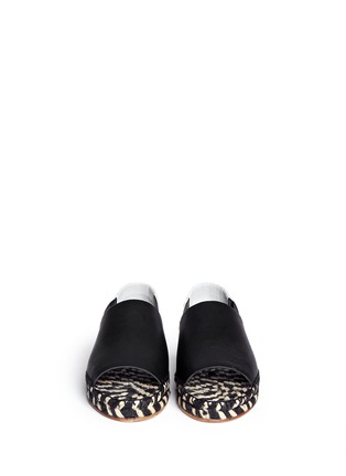 Figure View - Click To Enlarge - PROENZA SCHOULER - Slingback leather espadrille sandals