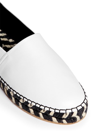 Detail View - Click To Enlarge - PROENZA SCHOULER - Leather espadrille slip-ons