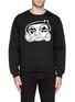Main View - Click To Enlarge - HACULLA - 'Les' character patch sweatshirt