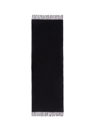 Main View - Click To Enlarge - ISH - Brushed cashmere fringe scarf