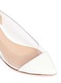 Detail View - Click To Enlarge - GIANVITO ROSSI - Clear PVC patent leather flats
