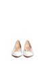Figure View - Click To Enlarge - GIANVITO ROSSI - Clear PVC patent leather flats