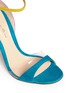 Detail View - Click To Enlarge - GIANVITO ROSSI - PVC trim colourblock suede sandals