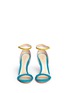 Figure View - Click To Enlarge - GIANVITO ROSSI - PVC trim colourblock suede sandals