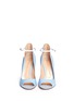 Figure View - Click To Enlarge - GIANVITO ROSSI - Peep toe leather ankle strap pumps