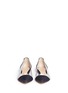 Figure View - Click To Enlarge - GIANVITO ROSSI - Clear PVC denim flats
