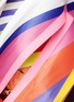 Detail View - Click To Enlarge - FYODOR GOLAN - Rainbow stripe cutout asymmetric dress