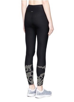 Back View - Click To Enlarge - 72993 - 'Gradient' camouflage jacquard performance leggings