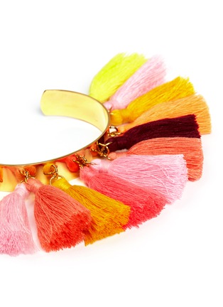 Detail View - Click To Enlarge - MIGNONNE GAVIGAN - 'Lily' tassel cuff
