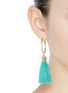 Figure View - Click To Enlarge - MIGNONNE GAVIGAN - 'Lily' detachable tassel gold plated hoop earrings