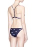 Back View - Click To Enlarge - ZOE KARSSEN - 'Cartoon Eyes All Over' print triangle bikini top