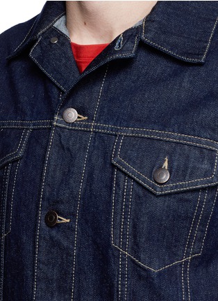 Detail View - Click To Enlarge - STELLA MCCARTNEY - Graphic logo patch denim jacket