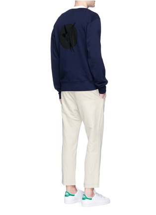 Figure View - Click To Enlarge - STELLA MCCARTNEY - Swallow appliqué cotton sweatshirt