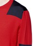 Detail View - Click To Enlarge - STELLA MCCARTNEY - Contrast block intarsia virgin wool sweater