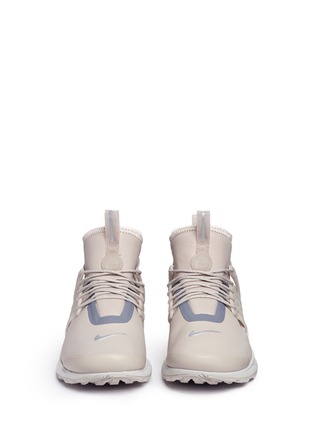 Front View - Click To Enlarge - NIKE - 'Air Presto Mid Utility' water repellent caged sneakers