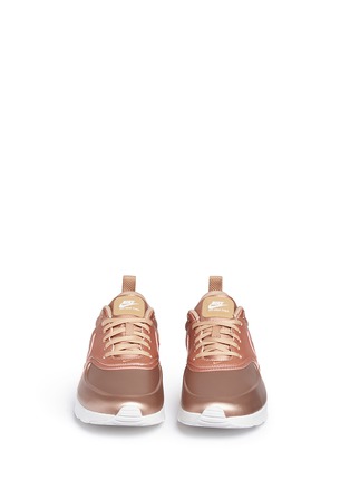 Front View - Click To Enlarge - NIKE - 'Air Max Thea SE' metallic sneakers