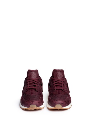 Front View - Click To Enlarge - NIKE - 'Air Huarache Run Premium' paisley embossed leather sneakers