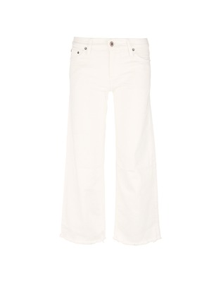 Main View - Click To Enlarge - SIMON MILLER - 'Lamere' frayed cuff cropped wide leg jeans