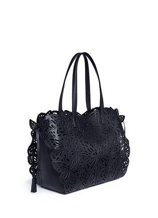 Detail View - Click To Enlarge - SOPHIA WEBSTER - 'Liara' butterfly lasercut leather tote