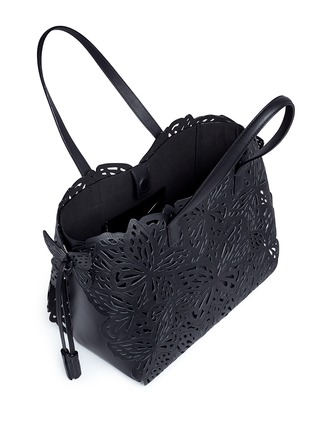 Detail View - Click To Enlarge - SOPHIA WEBSTER - 'Liara' butterfly lasercut leather tote