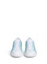 Front View - Click To Enlarge - SOPHIA WEBSTER - 'Riko' stitched trim leather sneakers