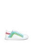 Main View - Click To Enlarge - SOPHIA WEBSTER - 'Riko' stitched trim leather sneakers