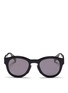 Main View - Click To Enlarge - ALEXANDER MCQUEEN - Oversized acetate round sunglasses
