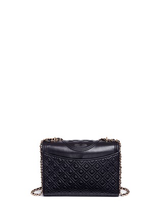 Detail View - Click To Enlarge - TORY BURCH - 'Fleming' convertible quilted leather shoulder bag
