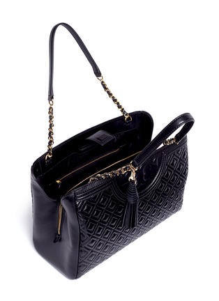  - TORY BURCH - 'Fleming' quilted leather shoulder bag